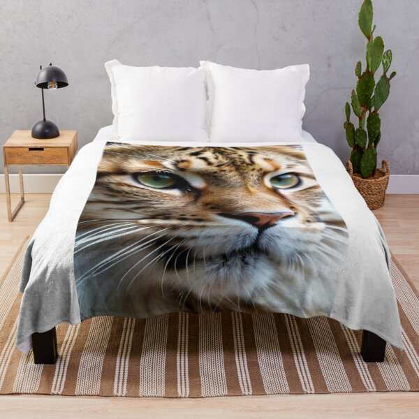 Item preview, Animals - Snow Leopard, Hyper-realistic Portrait with Piercing Gaze designed and sold by World-Pets.