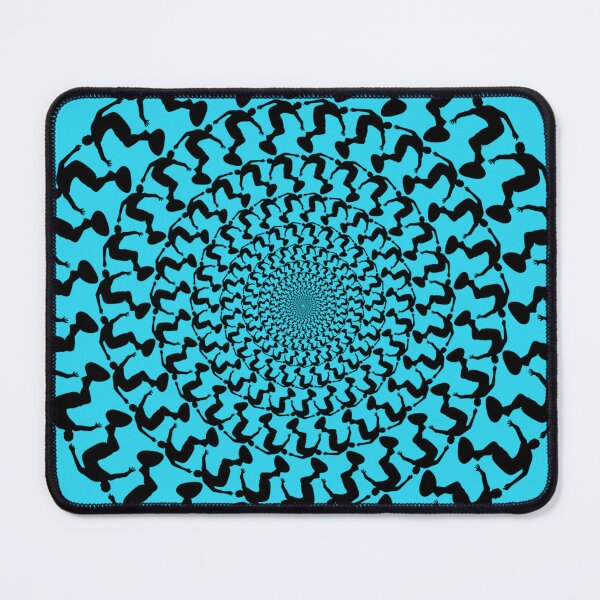 Item preview, Green Turquoise Wake Surfing Black Kaleidoscope Mandala designed and sold by ChristinasMess.