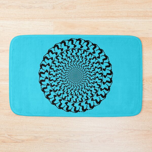 Item preview,  Green Turquoise Wake Surfing Black Kaleidoscope Mandala  designed and sold by ChristinasMess.