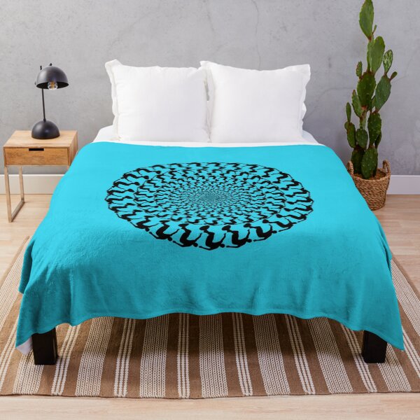 Item preview, Green Turquoise Wake Surfing Black Kaleidoscope Mandala designed and sold by ChristinasMess.