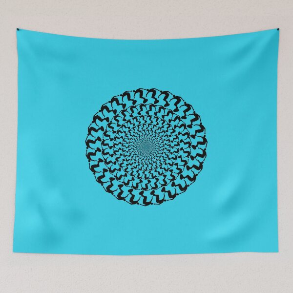 Item preview,  Green Turquoise Wake Surfing Black Kaleidoscope Mandala  designed and sold by ChristinasMess.