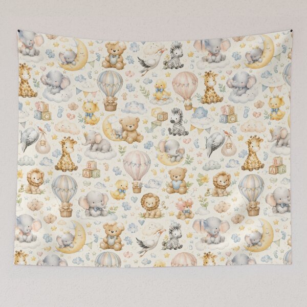 Item preview, baby shower patterns designed and sold by Side Quest Co..