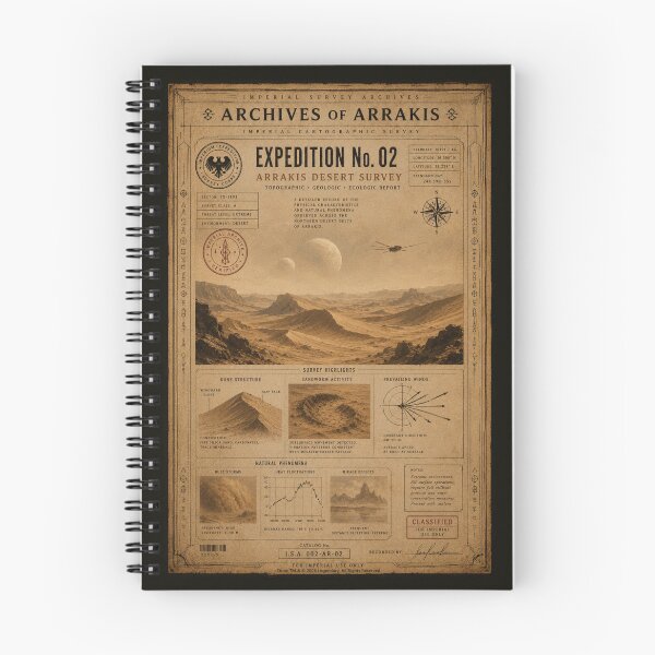Item preview, Archives of Arrakis™ | Expedition No. 02 – Arrakis Desert Survey designed and sold by Lavoretty.