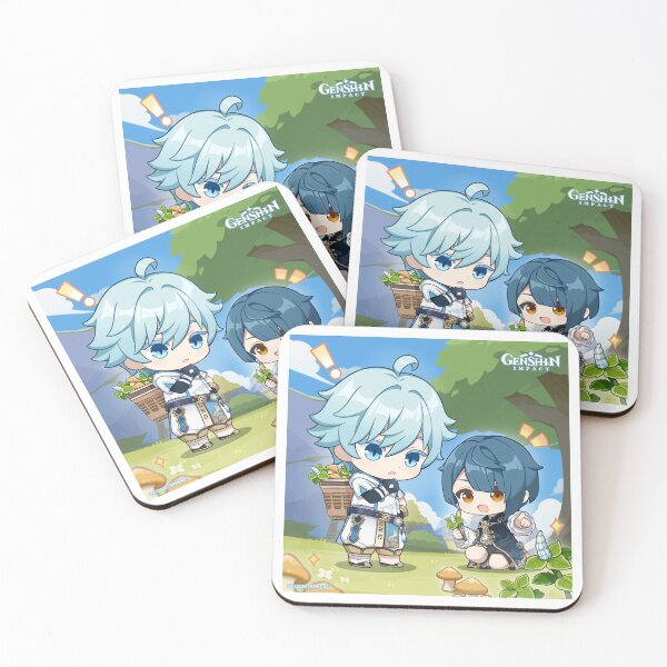 Item preview, Chongyun and Xingqiu designed and sold by Lauwuuh.