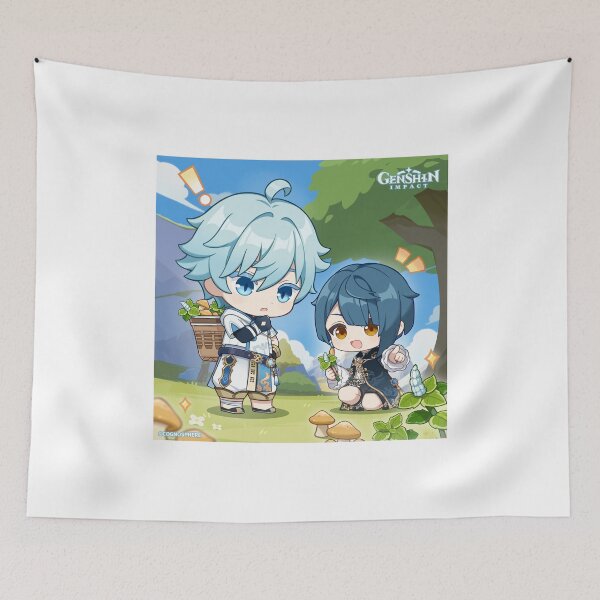 Item preview, Chongyun and Xingqiu designed and sold by Lauwuuh.