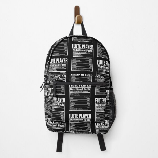 Item preview, Flute Player Nutritional Facts designed and sold by Randomera.