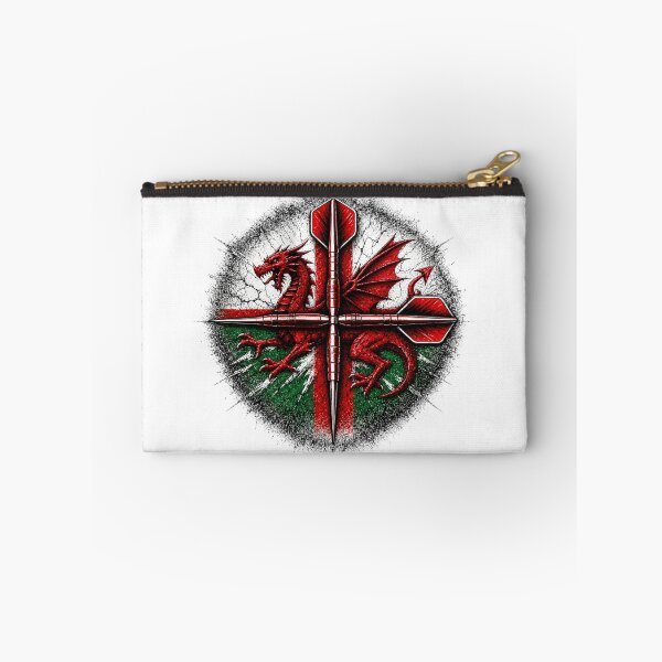 Item preview, Wales Darts Crossed Darts Grunge Design designed and sold by rafi18.