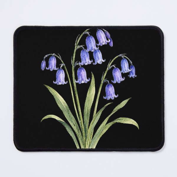 Item preview, Minimal Bluebell Botanical Watercolor designed and sold by ColorSplash123.