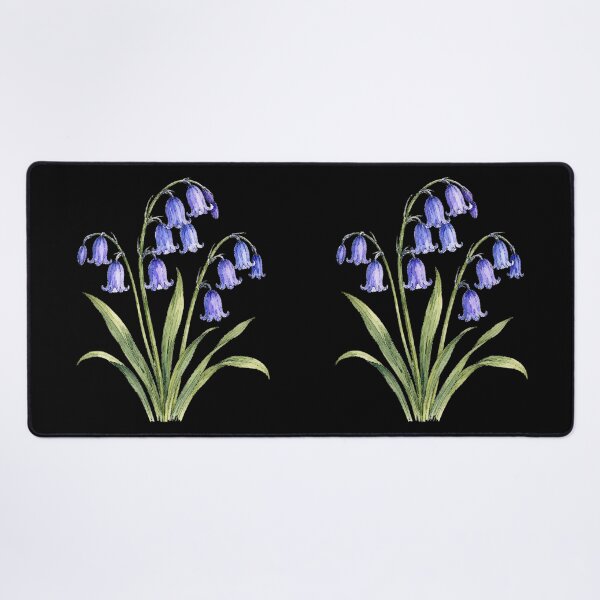 Item preview, Minimal Bluebell Botanical Watercolor designed and sold by ColorSplash123.