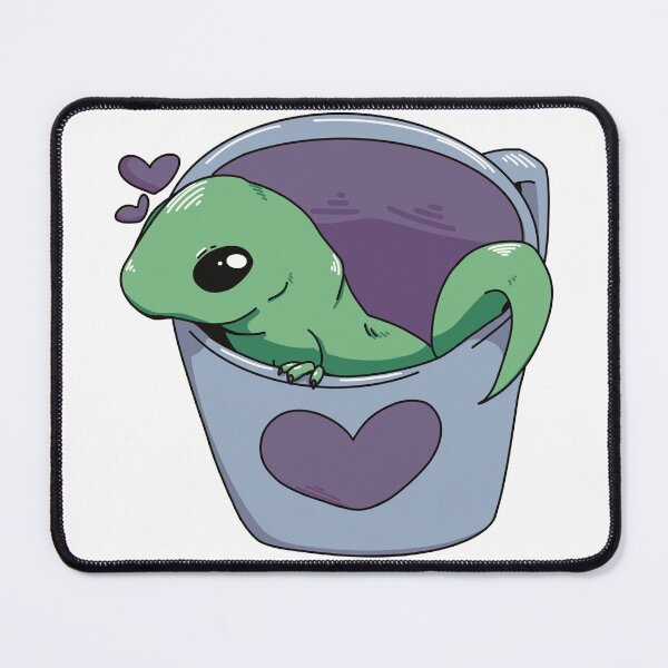 Item preview, Lizard in a Cup (green ver.) designed and sold by Dragon Blossom Art.