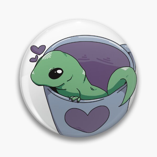 Item preview, Lizard in a Cup (green ver.) designed and sold by Dragon Blossom Art.