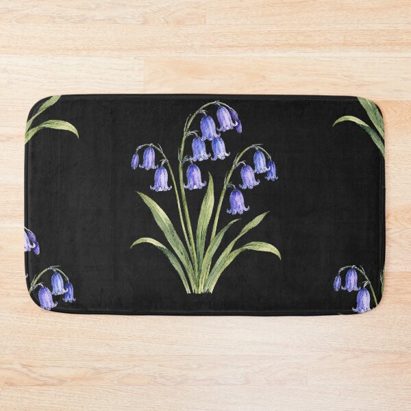 Item preview, Minimal Bluebell Botanical Watercolor designed and sold by ColorSplash123.
