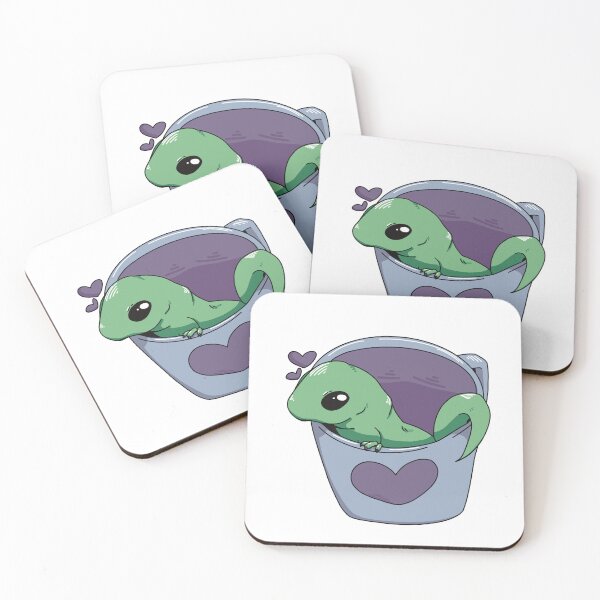 Item preview, Lizard in a Cup (green ver.) designed and sold by Dragon Blossom Art.