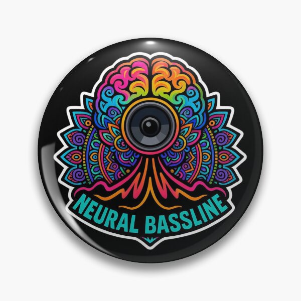 Item preview, Neural Bassline | Psychedelic Bass Visionary Art Design designed and sold by |TRSSHOP|.