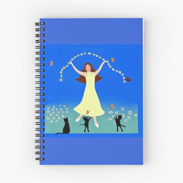 Item preview, Girl Dancing with Garland designed and sold by Elaine M Hayward .