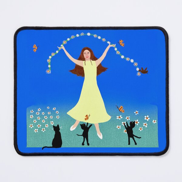 Item preview, Girl Dancing with Garland designed and sold by Elaine M Hayward .