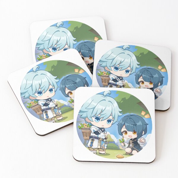 Item preview, Chongyun and Xingqiu designed and sold by Lauwuuh.