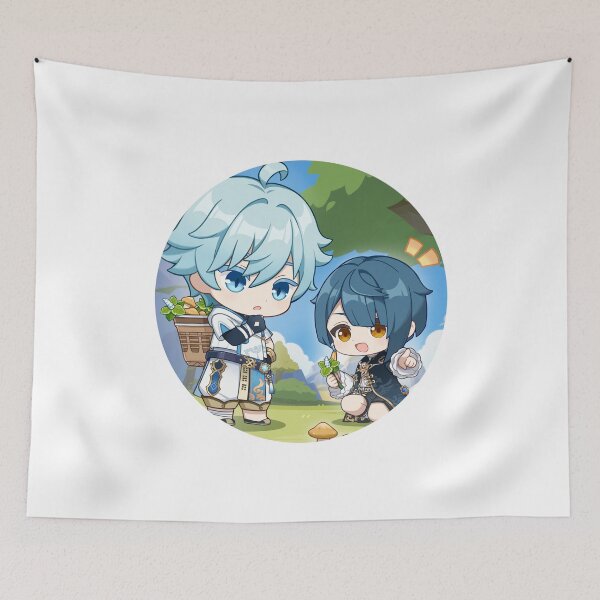 Item preview, Chongyun and Xingqiu designed and sold by Lauwuuh.