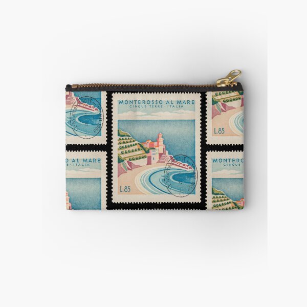 Item preview, Monterosso Italy Cinque Terre Beachfront Stamp Sticker designed and sold by stickercuffs.