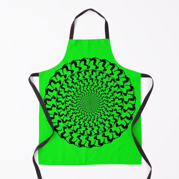Item preview, Neon Green Wake Surfing Black Kaleidoscope Mandala designed and sold by ChristinasMess.
