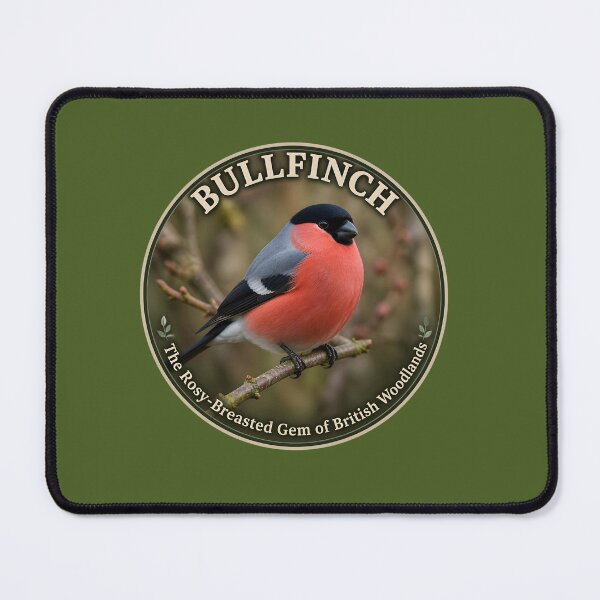 Item preview, BULLFINCH – The Rosy‑Breasted Gem of British Woodlands designed and sold by The Digital Compass.