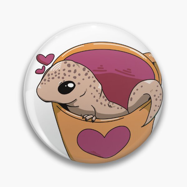Item preview, Lizard in a Cup (beige+spotted ver.) designed and sold by Dragon Blossom Art.