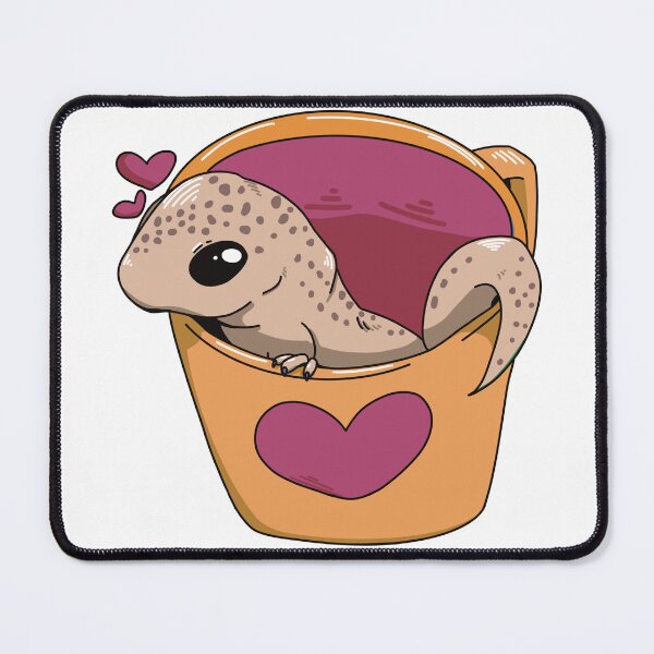 Item preview, Lizard in a Cup (beige+spotted ver.) designed and sold by Dragon Blossom Art.