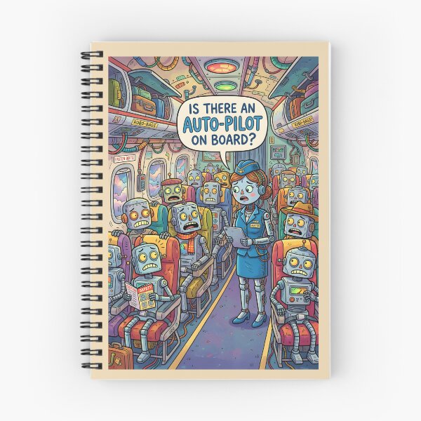 Item preview, Is There a Robot Auto Pilot on Board designed and sold by Museum Of Non-Existing Art.