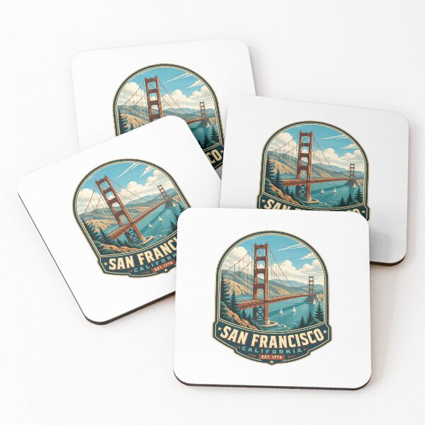 Item preview, San Francisco California Est. 1776 Golden Gate Bridge Travel Souvenir designed and sold by Simsimah26Parks.