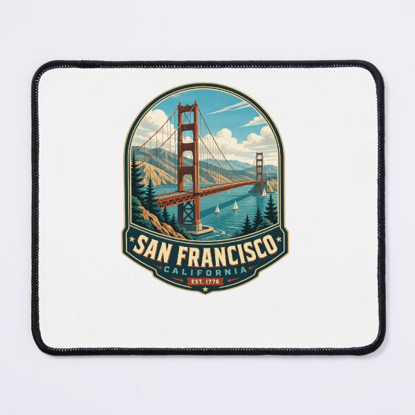 Item preview, San Francisco California Est. 1776 Golden Gate Bridge Travel Souvenir designed and sold by Simsimah26Parks.