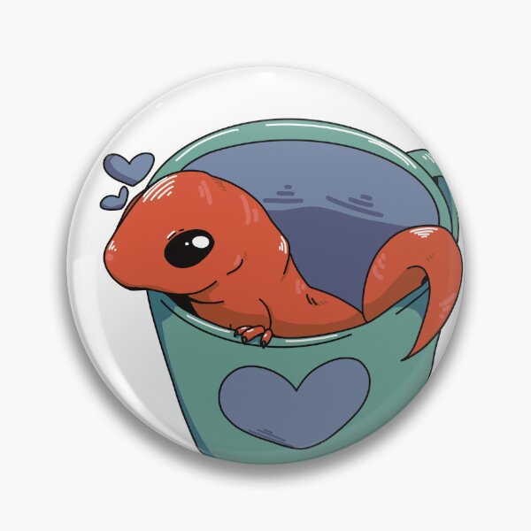 Item preview, Lizard in a Cup (orange ver.) designed and sold by Dragon Blossom Art.