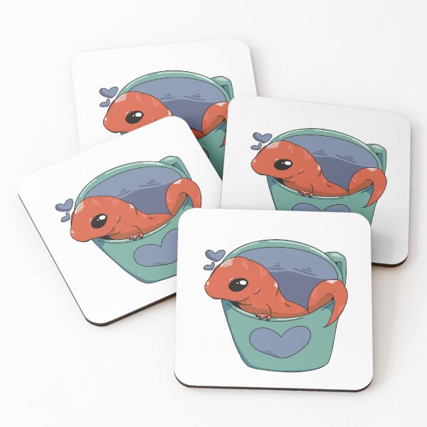 Item preview, Lizard in a Cup (orange ver.) designed and sold by Dragon Blossom Art.