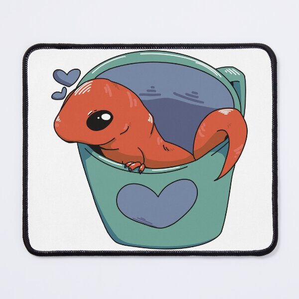 Item preview, Lizard in a Cup (orange ver.) designed and sold by Dragon Blossom Art.