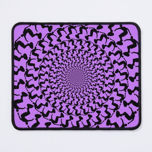 Item preview, Purple Wake Surfing Black Kaleidoscope Mandala designed and sold by ChristinasMess.