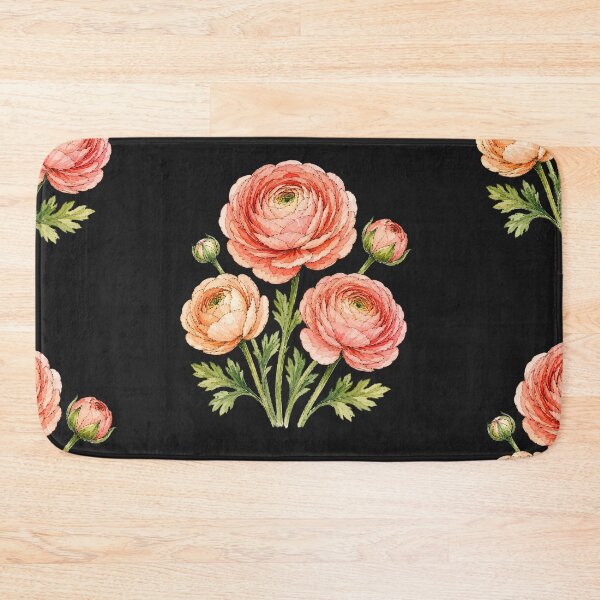Item preview, Minimal Ranunculus Botanical Watercolor designed and sold by ColorSplash123.