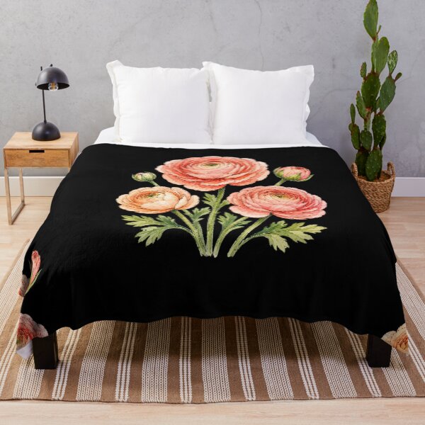 Item preview, Minimal Ranunculus Botanical Watercolor designed and sold by ColorSplash123.