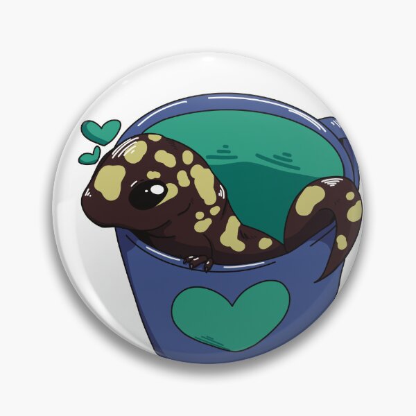 Item preview, Lizard in a Cup (black+yellow-spots ver.) designed and sold by Dragon Blossom Art.