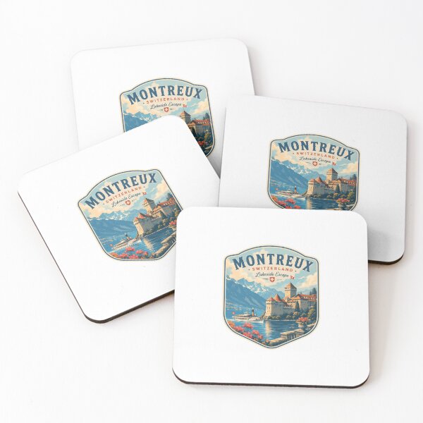 Item preview, Montreux Switzerland Lakeside Escape Travel Tourist Souvenir Vacation designed and sold by Simsimah26Parks.