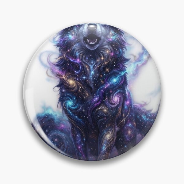 Item preview, Cosmic Wolf King Galaxy Fantasy Art designed and sold by Ciphern.