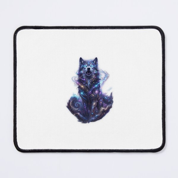 Item preview, Cosmic Wolf King Galaxy Fantasy Art designed and sold by Ciphern.