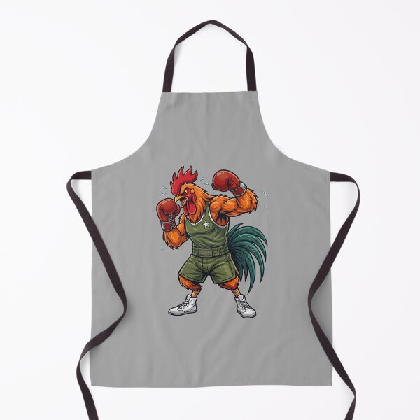 Artikelvorschau, Badass Boxing Rooster Fighting Stance Gym Mascot entworfen und verkauft von BreezifyDesignStudio.