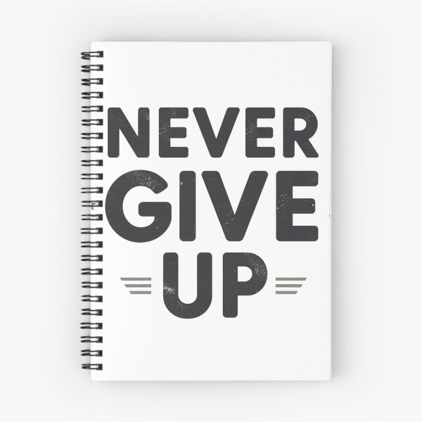 Item preview, Never Give Up - Motivational Quote Design designed and sold by Cartoon art with a purpose ❤️ Supporting Althea’s friends .