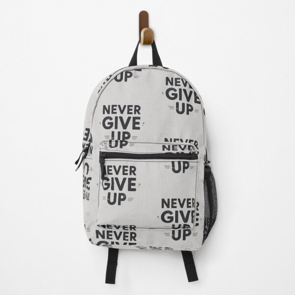 Item preview, Never Give Up - Motivational Quote Design designed and sold by Cartoon art with a purpose ❤️ Supporting Althea’s friends .