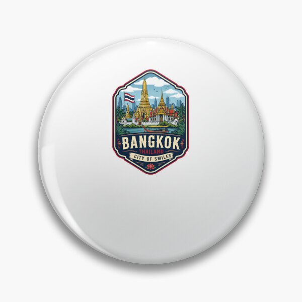Item preview, Bangkok Thailand City Of Smiles Travel Destination Souvenir designed and sold by Simsimah26Parks.