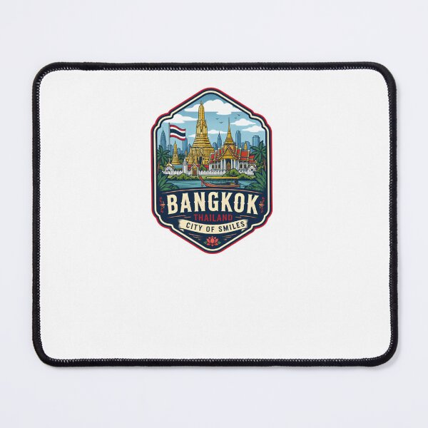 Item preview, Bangkok Thailand City Of Smiles Travel Destination Souvenir designed and sold by Simsimah26Parks.
