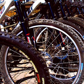 Artwork thumbnail, Lined up Bikes by MaluC