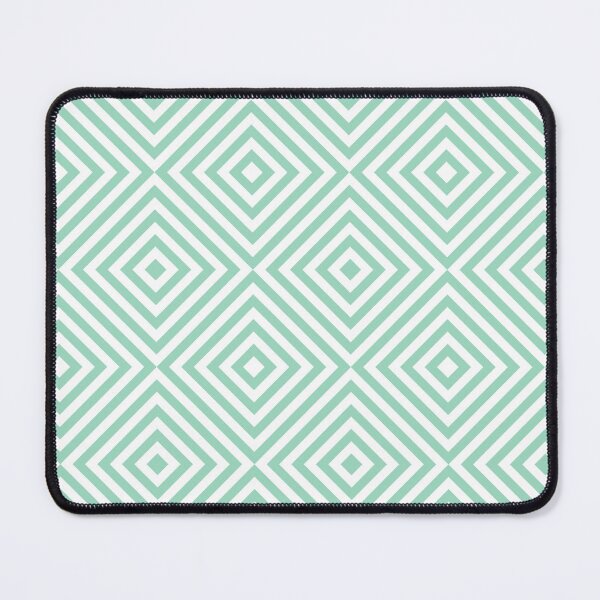 Item preview, White And Mint Chevron Burst Pattern designed and sold by pattern-archive.