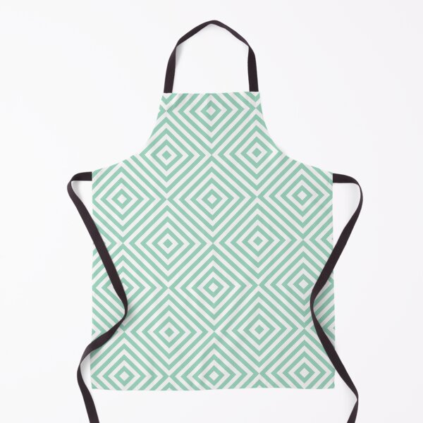 Item preview, White And Mint Chevron Burst Pattern designed and sold by pattern-archive.