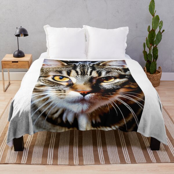 Item preview, Animals - Tabby Cat Portrait, Golden Gaze and Tabby Fur designed and sold by World-Pets.
