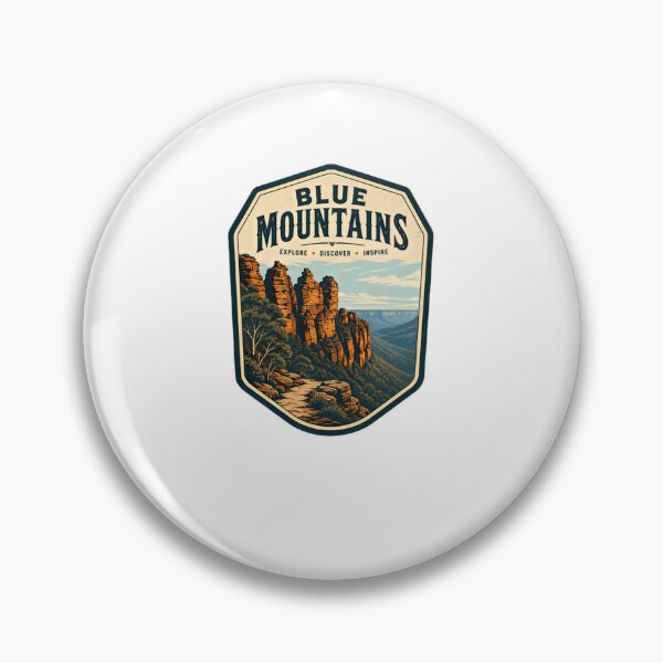 Item preview, Blue Mountains Explore Discover Inspire Australian National Park Travel Hiker designed and sold by Simsimah26Parks.